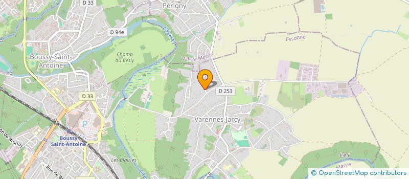 localisation de l'entreprise SINT  VARENNES-JARCY