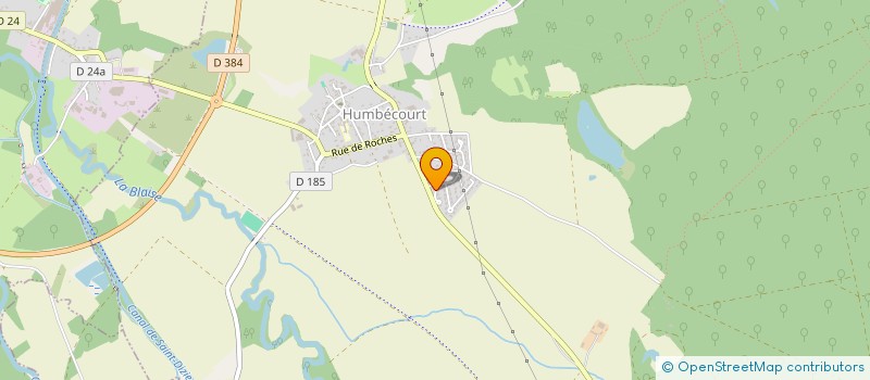 localisation de l'entreprise SINT'AUBERT à HUMBECOURT