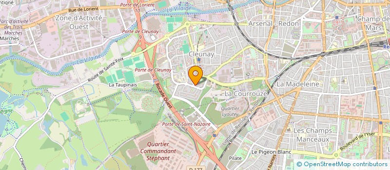 localisation de l'entreprise SINT MAARTEN TRANSPORT  RENNES