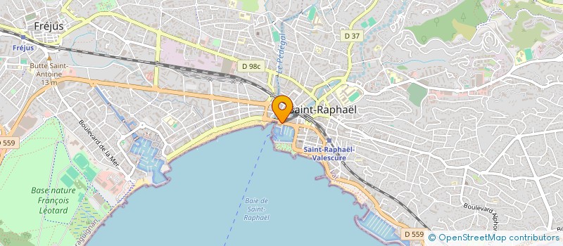 localisation de l'entreprise SINTEC à SAINT-RAPHAEL