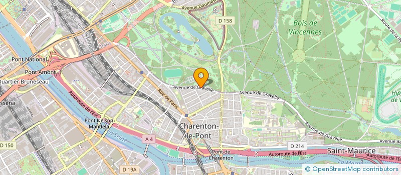 localisation de l'entreprise SINTEC INTERNATIONAL à CHARENTON-LE-PONT