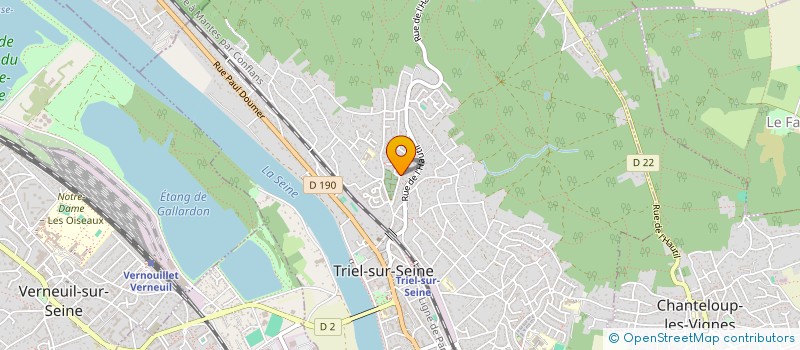 localisation de l'entreprise SINTEX à TRIEL-SUR-SEINE