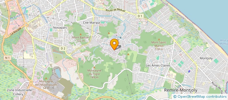 localisation de l'entreprise SINTIL CONSTRUCTIONS  CAYENNE