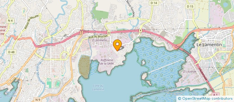 localisation de l'entreprise SINTIPA 19  LE LAMENTIN