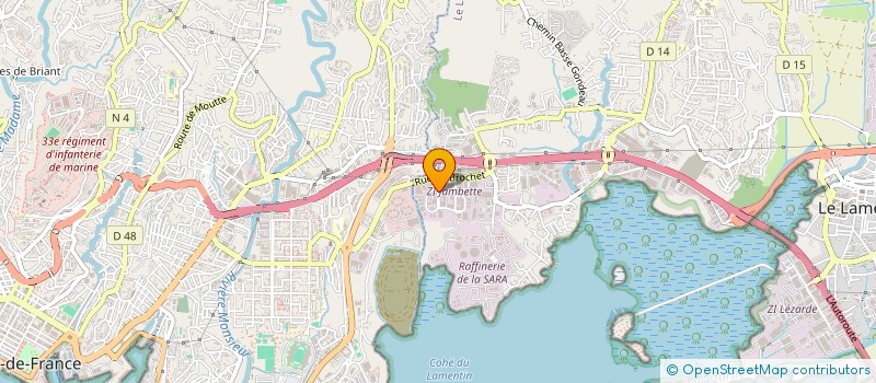 localisation de l'entreprise SINTIPA 26  LE LAMENTIN