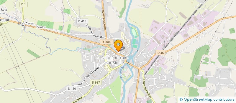 localisation de l'entreprise SINTUREL  SAINT-POURCAIN-SUR-SIOULE