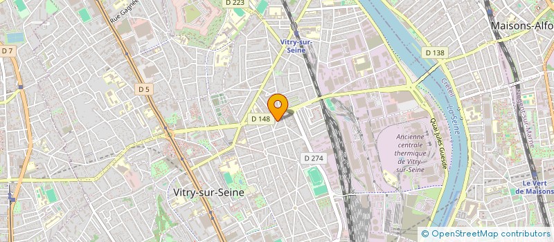 localisation de l'entreprise SINUSOIDE à VITRY-SUR-SEINE