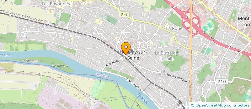 localisation de l'entreprise SINVAL à HERBLAY-SUR-SEINE