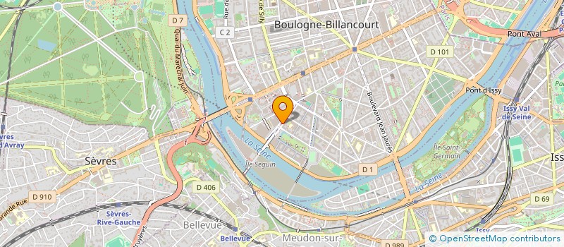 localisation de l'entreprise SINVIM MEDITERRANEE SOCIETE EN NOM COLLECTIF à BOULOGNE-BILLANCOURT