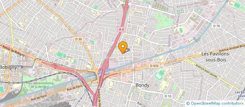 localisation de l'entreprise SINYAN  BONDY