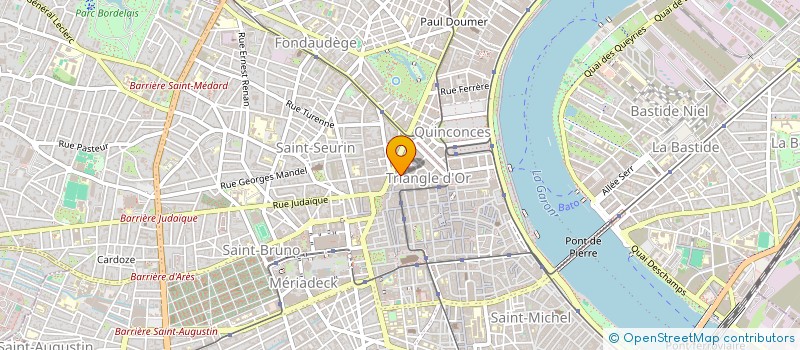 localisation de l'entreprise SIOBEL à BORDEAUX