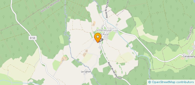localisation de l'entreprise SIOBOIS  VILLENEUVE-D AVAL