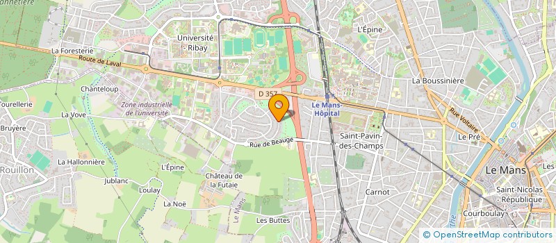 localisation de l'entreprise SION  LE MANS