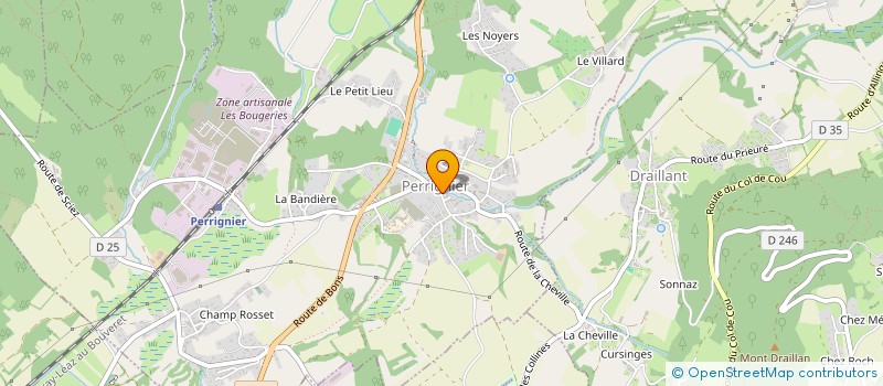 localisation de l'entreprise SION  PERRIGNIER