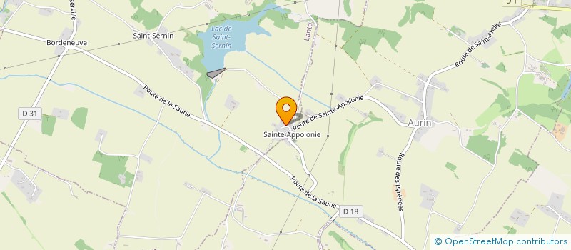 localisation de l'entreprise SIONG - FLC.31  LANTA