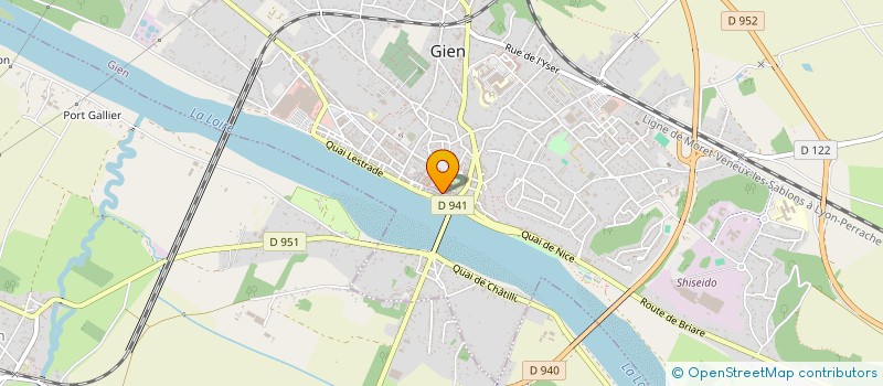 localisation de l'entreprise SIONGAMES à GIEN
