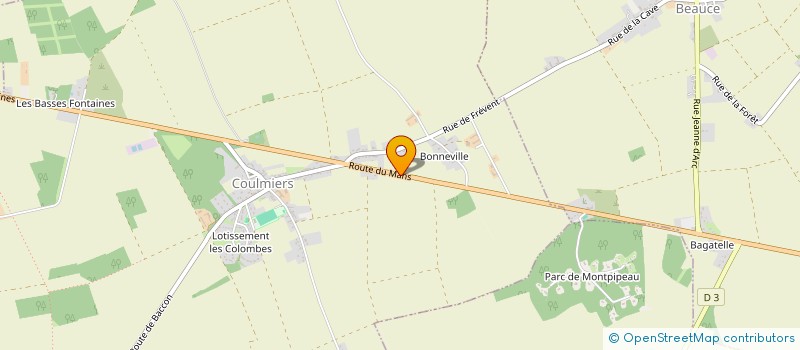 localisation de l'entreprise SIONGLOR à COULMIERS