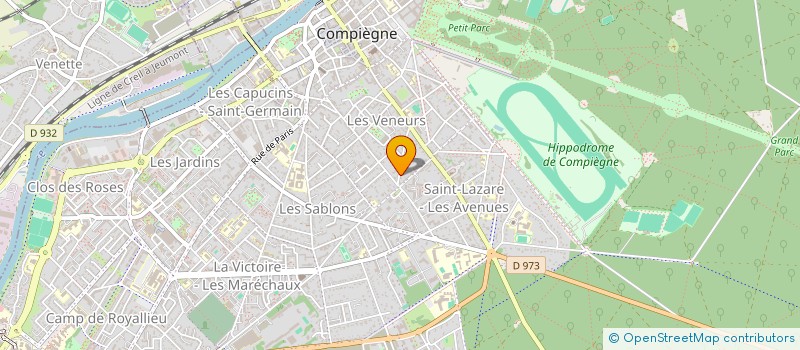 localisation de l'entreprise SIONPHILOR  COMPIEGNE