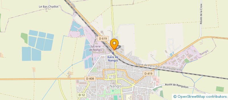 localisation de l'entreprise SIORAT*ALAIN/  NANGIS