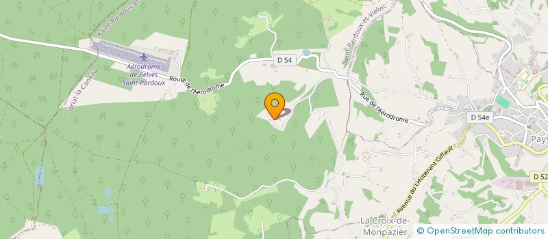 localisation de l'entreprise SIOTEV  SAINT-PARDOUX-ET-VIELVIC