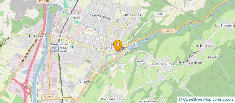 localisation de l'entreprise SIP FORMATION  PONTCHARRA