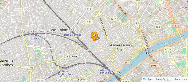 localisation de l'entreprise SIP FORMATION à ASNIERES-SUR-SEINE