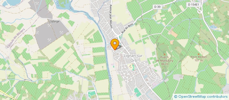 localisation de l'entreprise SIP IMMO  LIGNAN-SUR-ORB