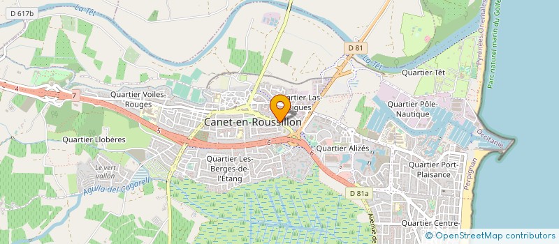 localisation de l'entreprise SIP PARTICULIERS  CANET-EN-ROUSSILLON