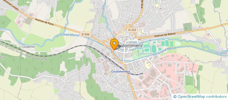 localisation de l'entreprise SIP SOCIETE D INFORMATIQUE PERIPHERIQUE à COULOMMIERS
