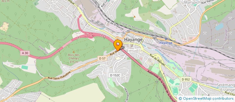 localisation de l'entreprise SIPA  HAYANGE