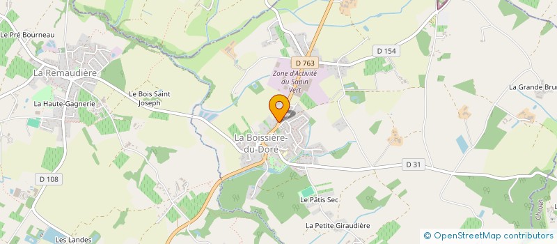 localisation de l'entreprise SIPAC à LA REMAUDIERE