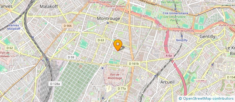 localisation de l'entreprise SIPAC  MONTROUGE