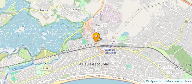localisation de l'entreprise SIPAC EUROPEENNE ASSURANCE à LA BAULE-ESCOUBLAC