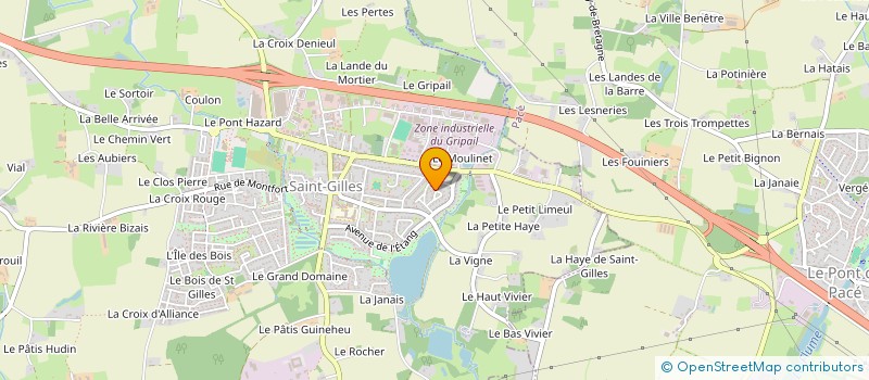 localisation de l'entreprise SIPACA à SAINT-GILLES