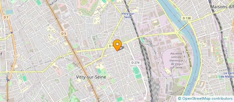 localisation de l'entreprise SIPACOM  VITRY-SUR-SEINE