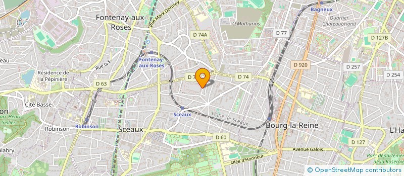 localisation de l'entreprise SIPACOR à SCEAUX