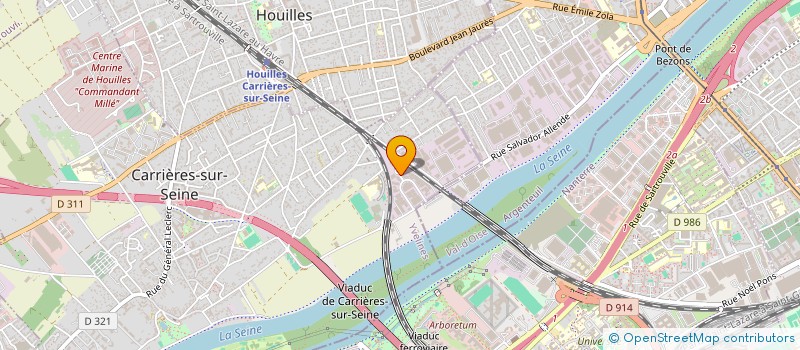 localisation de l'entreprise SIPAHII  CARRIERES-SUR-SEINE