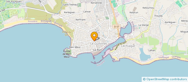 localisation de l'entreprise SIPAIX  GUILVINEC