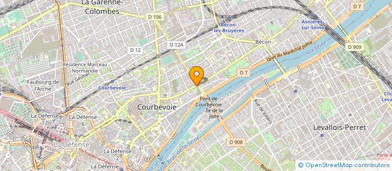 localisation de l'entreprise SIPARPASS à COURBEVOIE