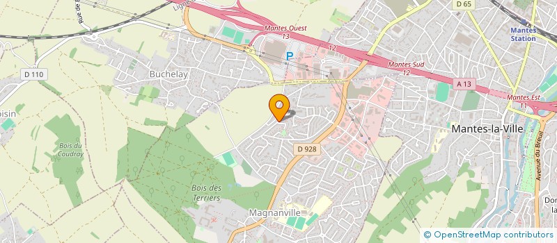 localisation de l'entreprise SIPC  MAGNANVILLE