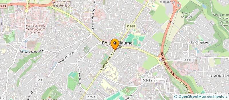 localisation de l'entreprise SIPEC à BOIS-GUILLAUME