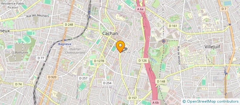 localisation de l'entreprise SIPEERCO  CACHAN