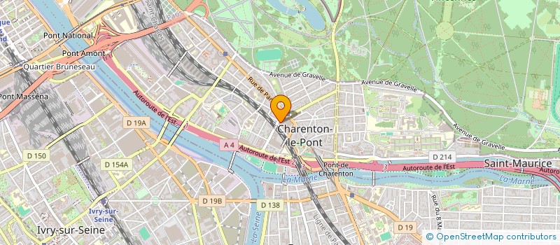 localisation de l'entreprise SIPEG à CHARENTON-LE-PONT