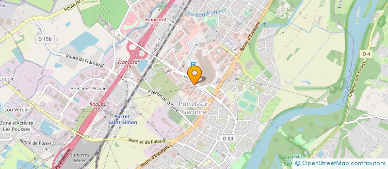 localisation de l'entreprise SIPELEM à PORTET-SUR-GARONNE