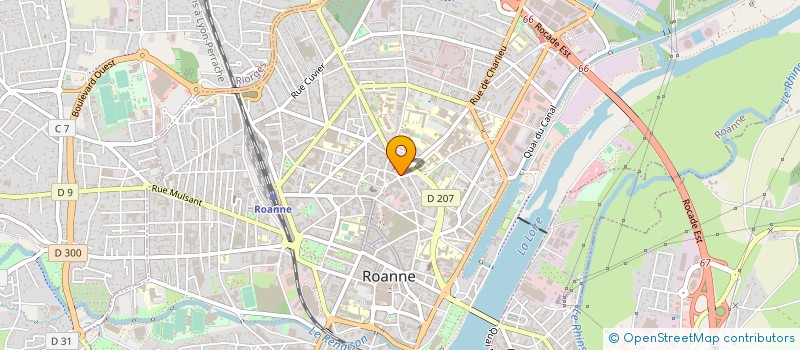 localisation de l'entreprise SIPERCO à ROANNE
