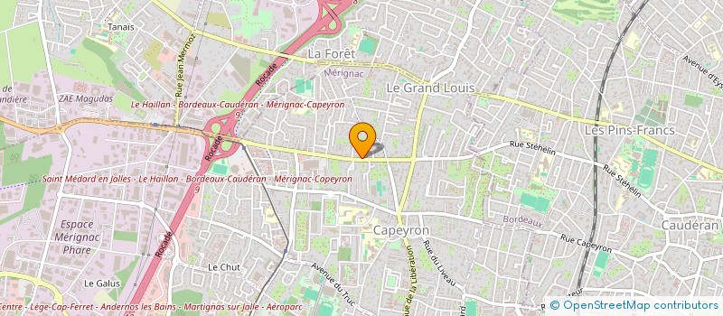 localisation de l'entreprise SIPES AUTOS LOCATIONS à MERIGNAC