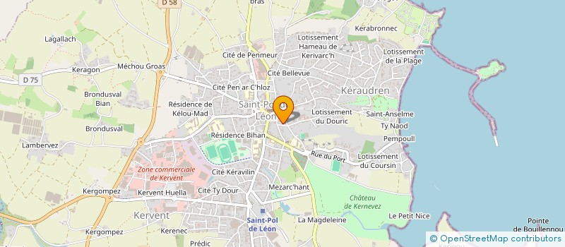 localisation de l'entreprise SIPHA  SAINT-POL-DE-LEON