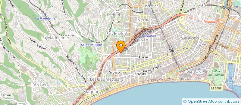 localisation de l'entreprise SIPHALE ALIMENTATION à NICE