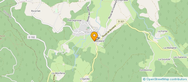 localisation de l'entreprise SIPIV  VISCOMTAT