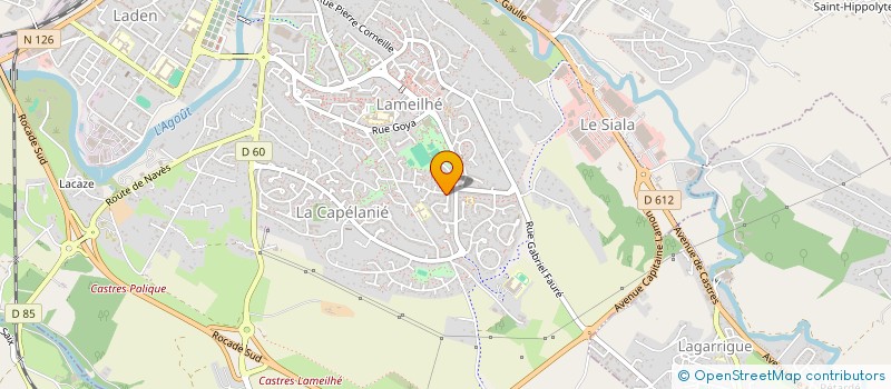 localisation de l'entreprise SIPJ  CASTRES